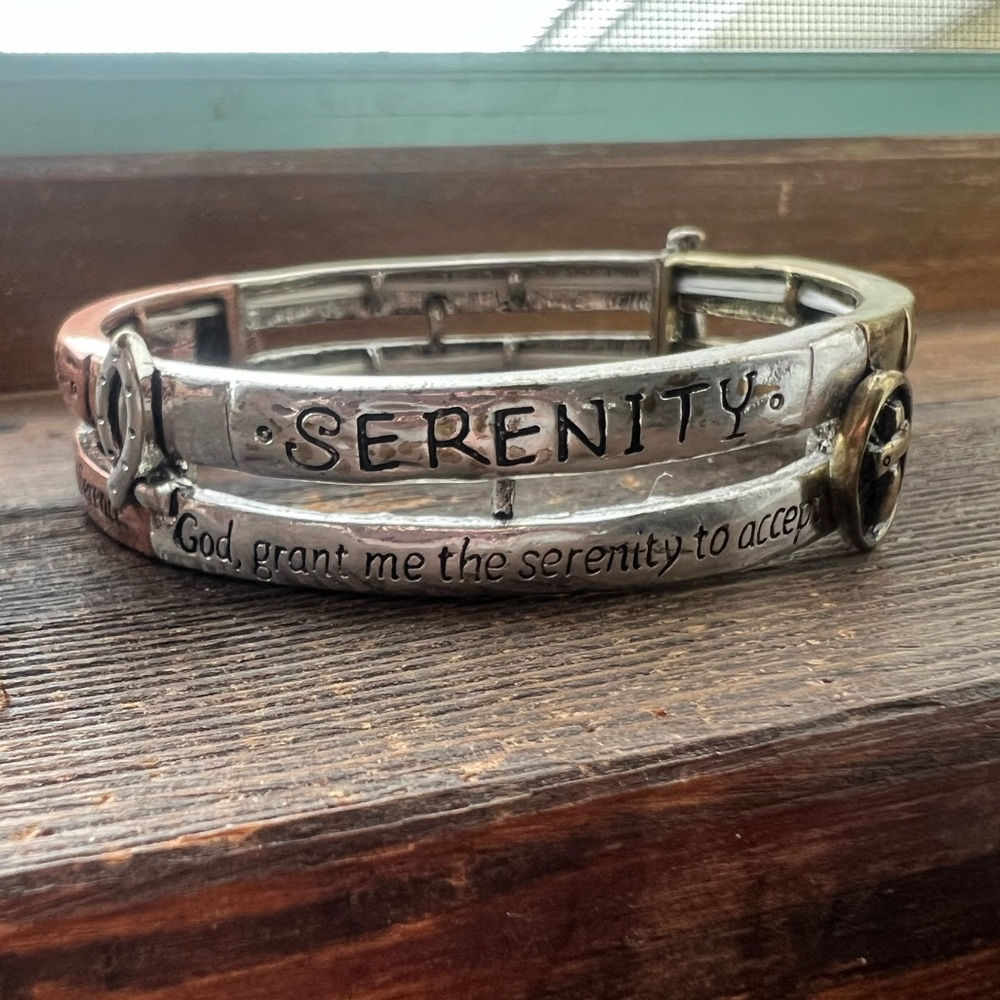 Serenity Prayer Bangle Bracelet